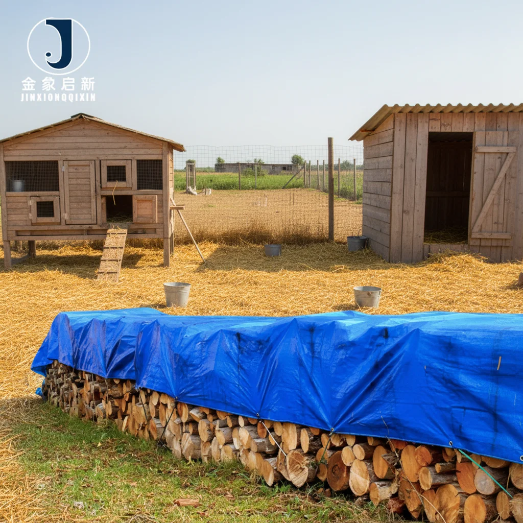 JX PVC Waterproof Fabric High-strength Sheeting for Industrial and Outdoor Coverings - Image 6