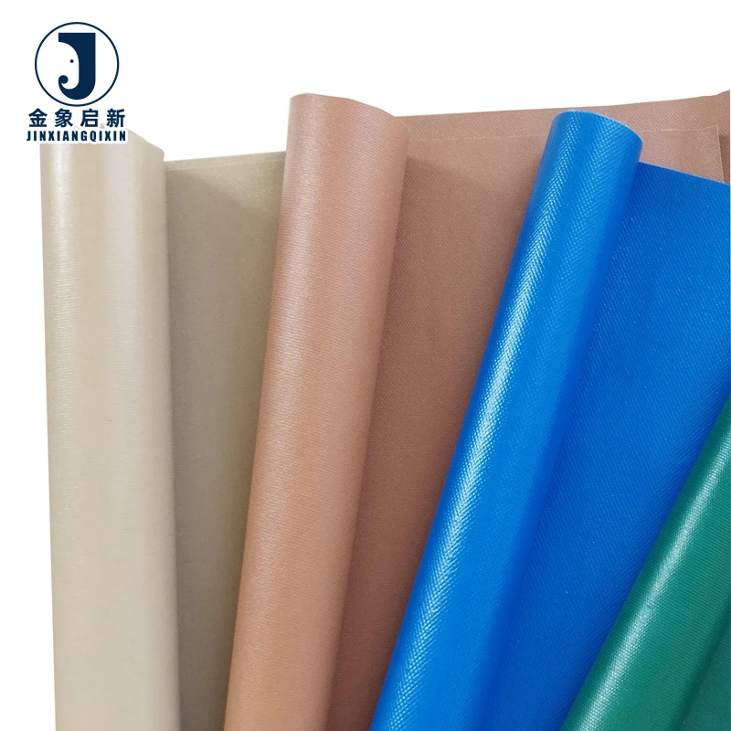 JX Fireproof 500gsm 600gsm Customizable PVC Tarpaulin Waterproof Truck Cargo Cover - Image 2