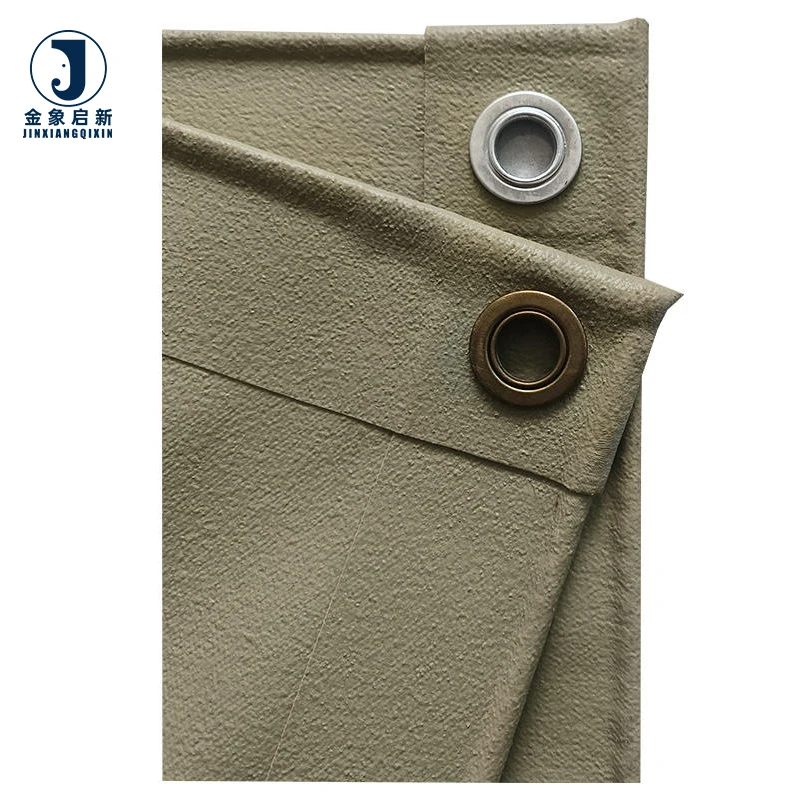 JX Fireproof Waterproof Customizable PVC Tarpaulin Truck Cargo Cover - Image 3