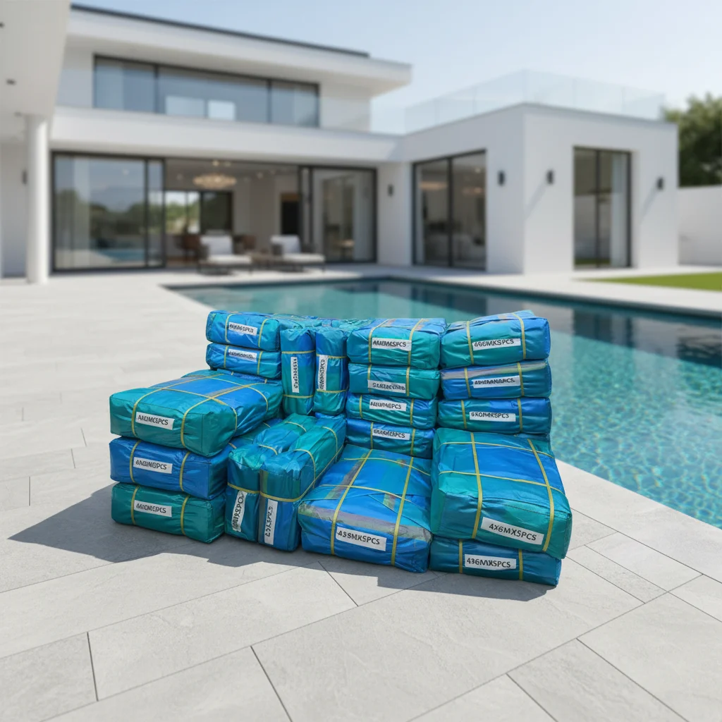 PVC Laminated Waterproof Breathable Anti-UV Blackout Organic Plain Weft Swimming Pool Covers Tarpaulin Coated - Image 3