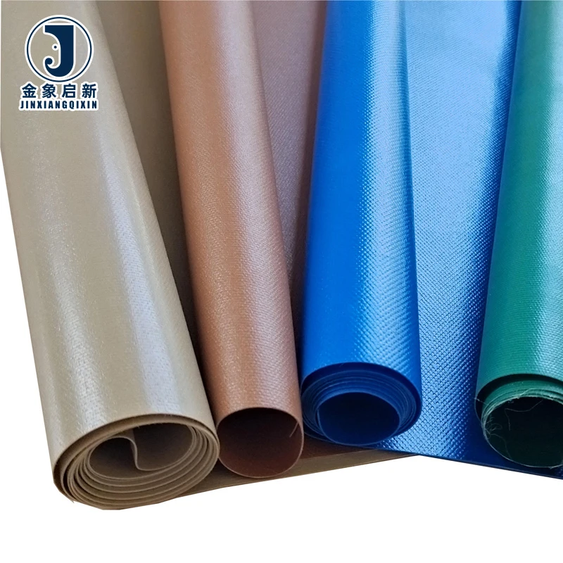 PVC Laminated Waterproof Breathable Anti-UV Blackout Organic Plain Weft Swimming Pool Covers Tarpaulin Coated