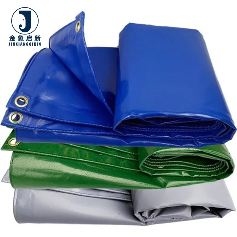 Fireproof 500gsm 600gsm Customizable PVC Tarpaulin Waterproof Truck Cargo Cover - Image 4