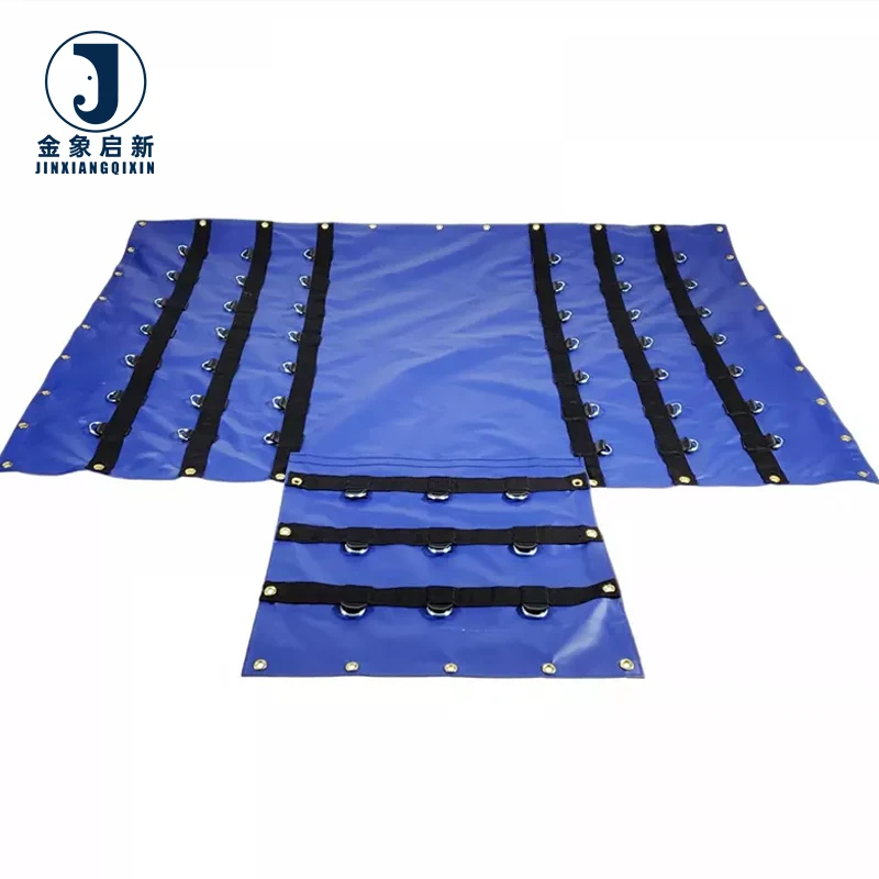 JX Customize PVC Tarpaulin Waterproof Fireproof Truck Cargo Cover - Image 6