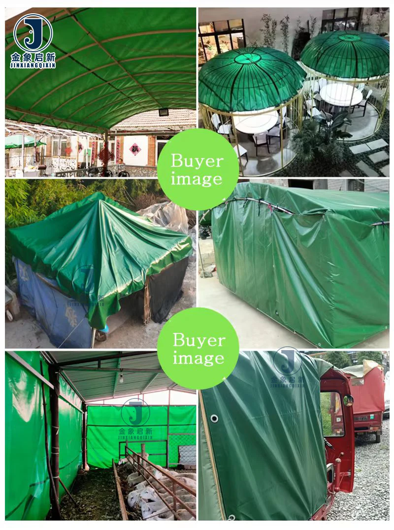 JX Fireproof Waterproof Customizable PVC Tarpaulin Truck Cargo Cover - Image 5