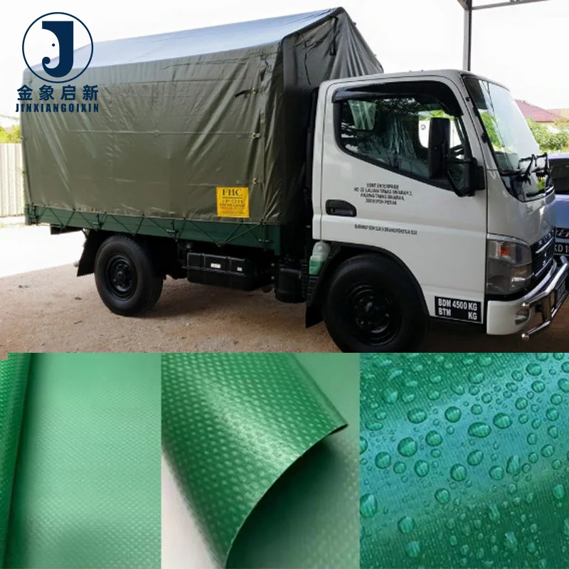 New Design Waterproof Coated Heavy Duty Pool Cover Cargo Covers Tarp for Truck - Image 3