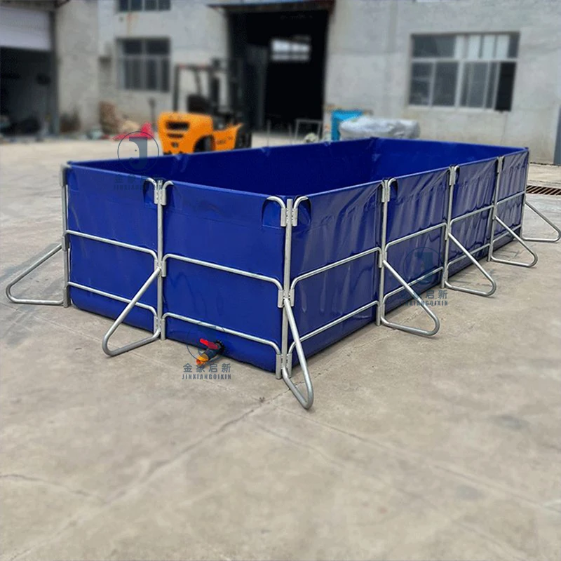Custom Blackout Plain Flexible Foldable PVC Tarpaulin Fish Tank 500gsm PVC Coated Roll - Image 2