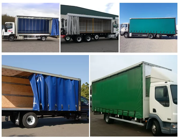 900GSM Heavy Duty PVC Coated Tarpaulin Panama Tarpaulin Curtains for Lorries - Image 3