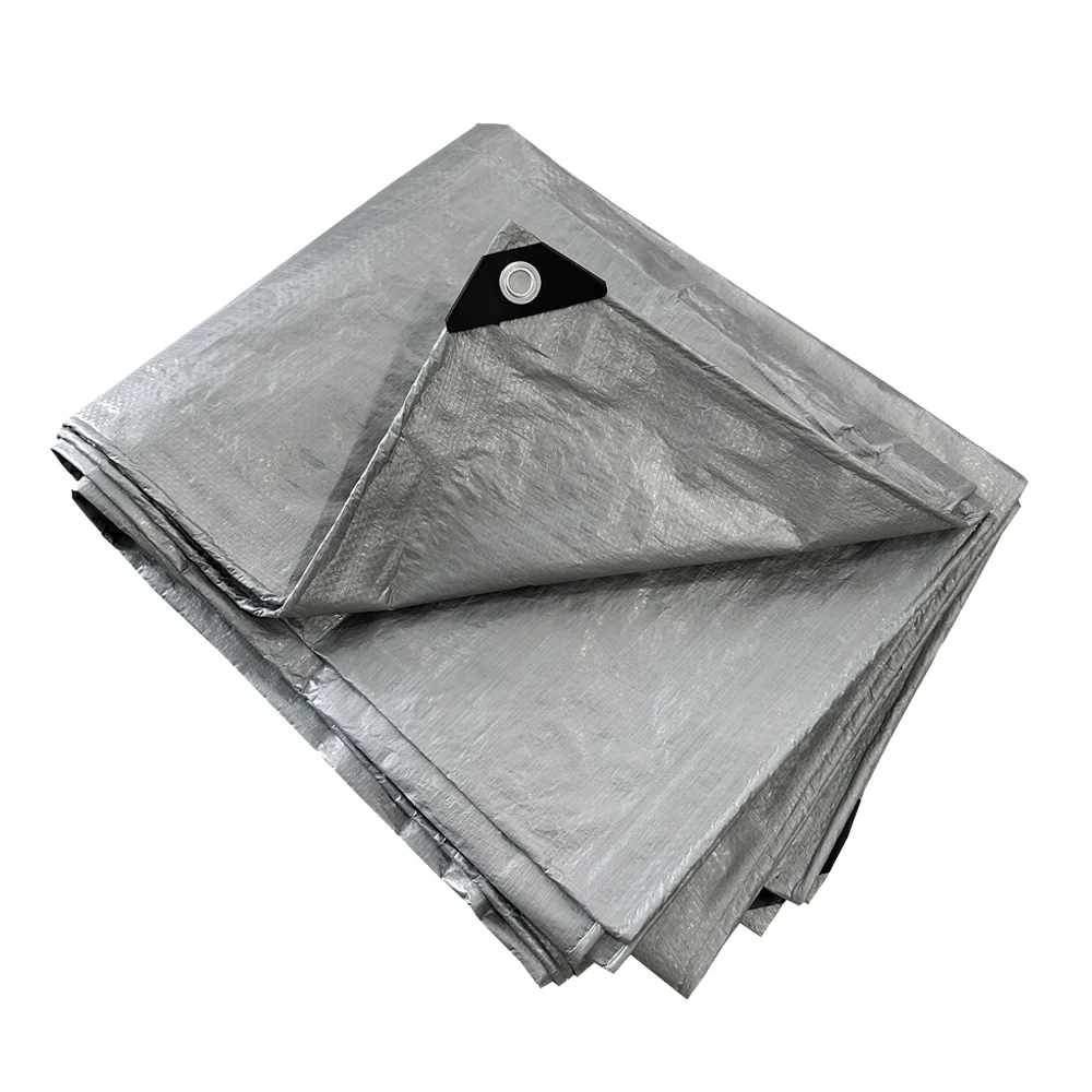 PE Tarpaulin Waterproof Outdoor Garden Sheet HDPE Laminated PVC Coating for Liner Covering Truck Cover Tent Awnings Plain Woven - Image 3