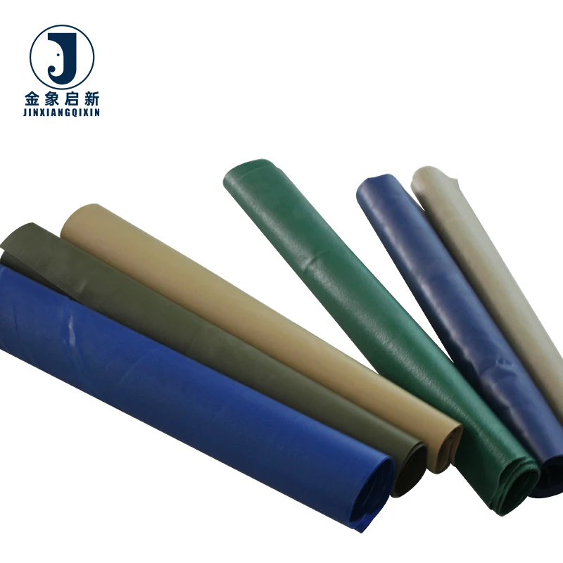 Waterproof Woven PVC Coated Medium Weight PVC Tarpaulin Fabric for Awning and Tents UV Resistant Plain Style 62/63 Width - Image 2