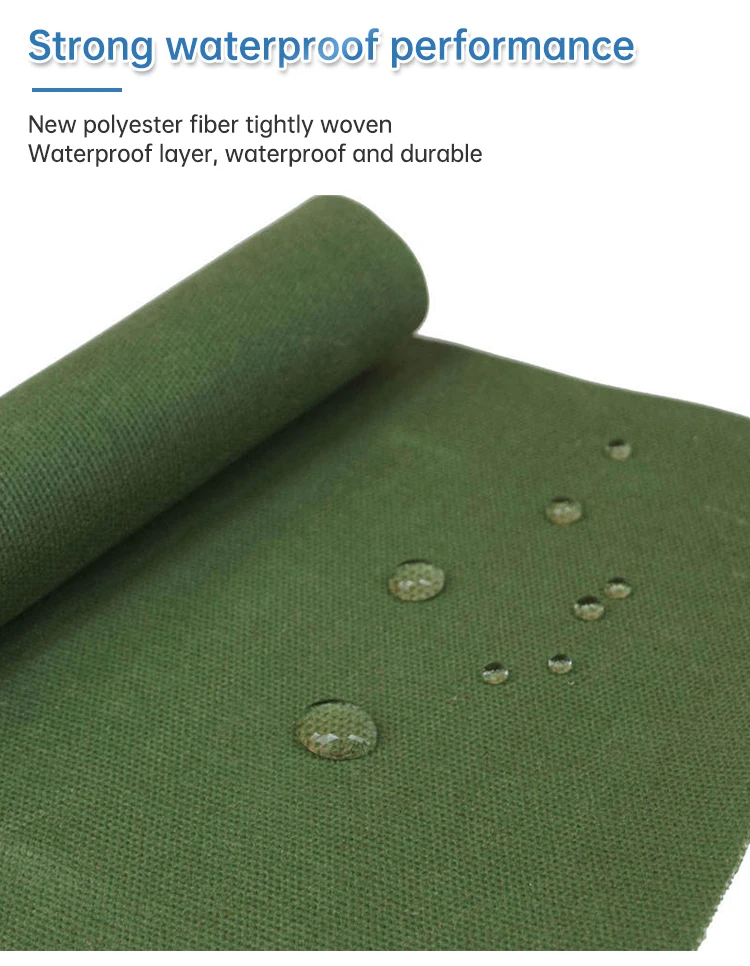 Thick 0.9mm PVC Laminated Canvas Tarpaulin Truck Canopy Rainproof Outdoor Awning Waterproof Very Heavyweight Shading Sail Pet - Image 4