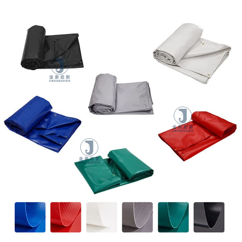 Customized 12m by 12m PVC Trailer Tarpaulin Sheets 650gsm With Eyelets for Trucks - Image 6