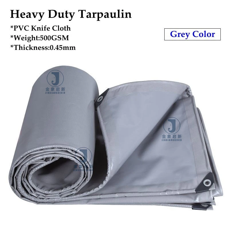 Customize 500-600GSM Heavy Duty Waterproof Anti-UV Knife Fabric PVC Tarpaulin for Car Tents Canopies Awnings - Image 5