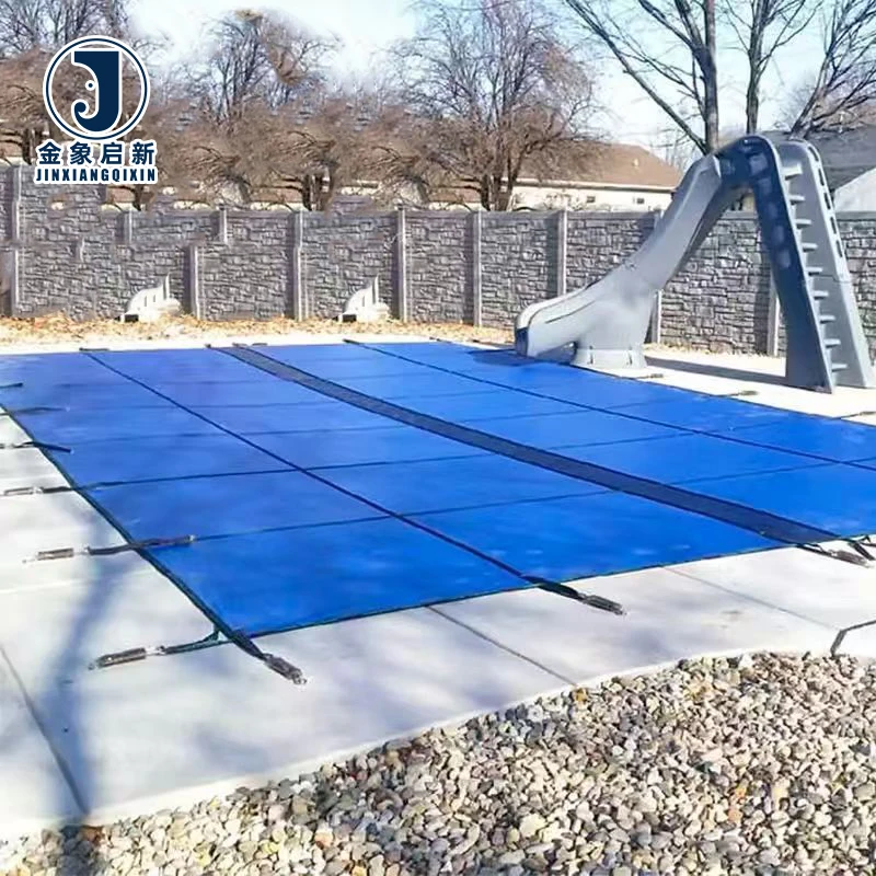 PVC Pool Cover In-ground Winter Swimming Pool Cover PVC Fabric Safety Pool Covers - Image 6