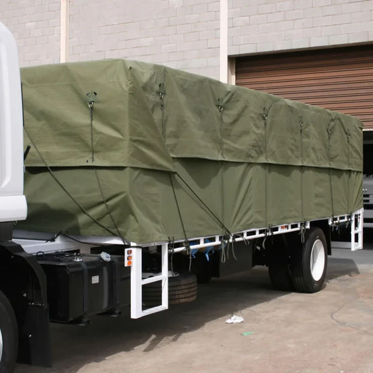 Commercial Custom Plain Boys 4 Foot Retractable Vinyl Canvas Truck Tarps Cover Heavy Duty Trailer Cargo Tarp for Sale