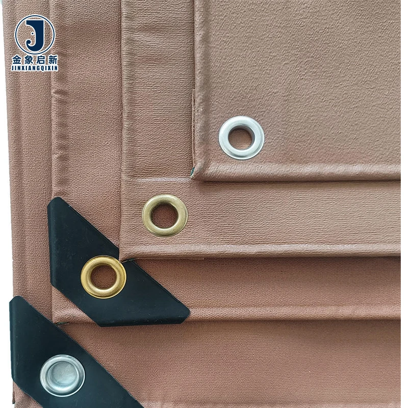 Waterproof Custom 1000D 550GSM/900GSM Self Clean PVC Coated Tarpaulin for Truck. Tent. Roof Cover Flood Barrier - Image 3