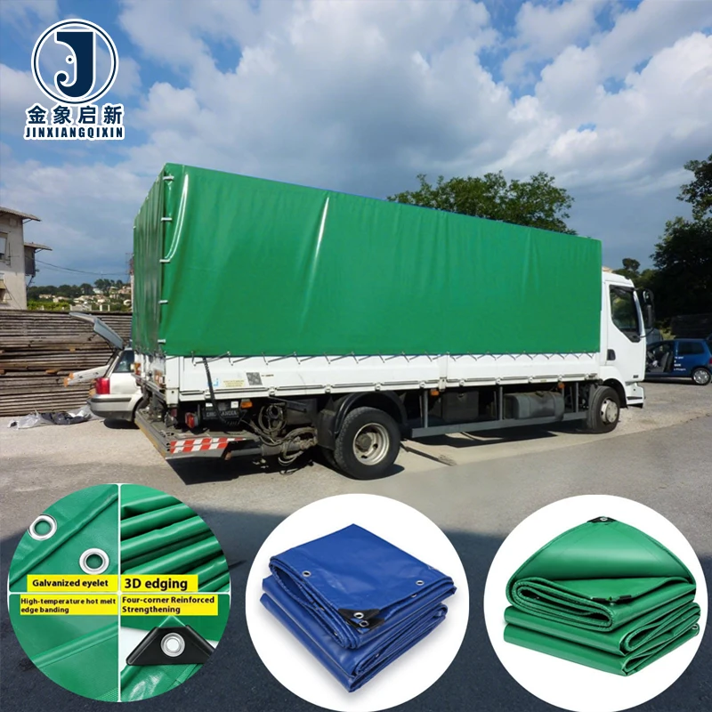 Heavy Duty Fire Retardant Waterproof PVC Coated Tarpaulin Rolling Tarp Materials for Truck Cover Tents Outdoor Usage - Image 2