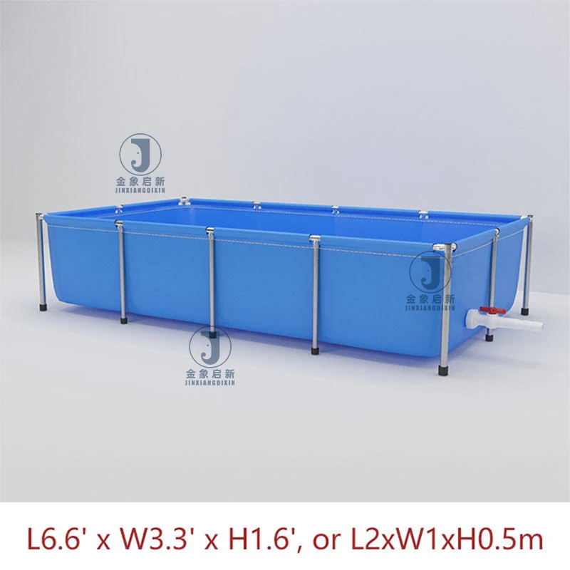 Custom Blackout Plain Flexible Foldable PVC Tarpaulin Fish Tank 500gsm PVC Coated Roll - Image 3