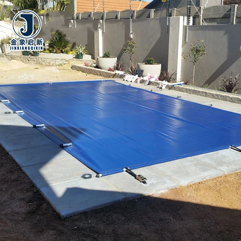 PVC Pool Cover In-ground Winter Swimming Pool Cover PVC Fabric Safety Pool Covers - Image 3