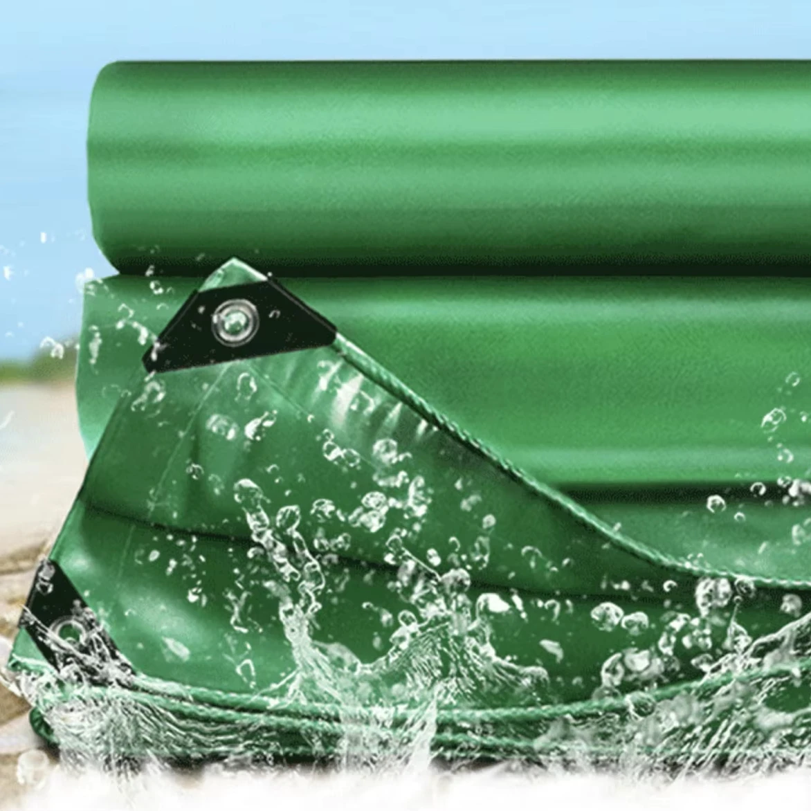 Wholesale Plain Organic Breathable Eco-Friendly Blackout Boys Girls 0.3mm 400g PVC Waterproof Canvas Coated Fabric Sun