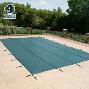 JX China Manufacturer Organic Blackout 500gsm Heavy Duty PVC Coated Tarpaulin Swimming Pool Cover