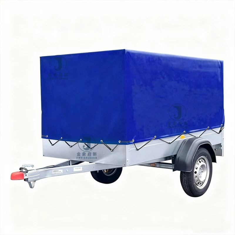 Waterproof PVC Coated Tarpaulin Double Sided Coating Environmentally Friendly Multifunctional Vehicle Open Trailer Cover - Image 2