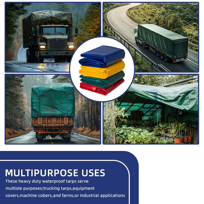 Versatile Heavy Duty PVC Truck Side Curtains Industrial Fabric Cover for Lorries Different Weights Coated for Trucks Tents - Image 5