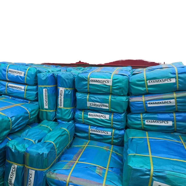 Industrial Grade Waterproof PVC Tarpaulin Roll High Tenacity PVC Coated Blue Outdoor Waterproof Tarpaulin - Image 4