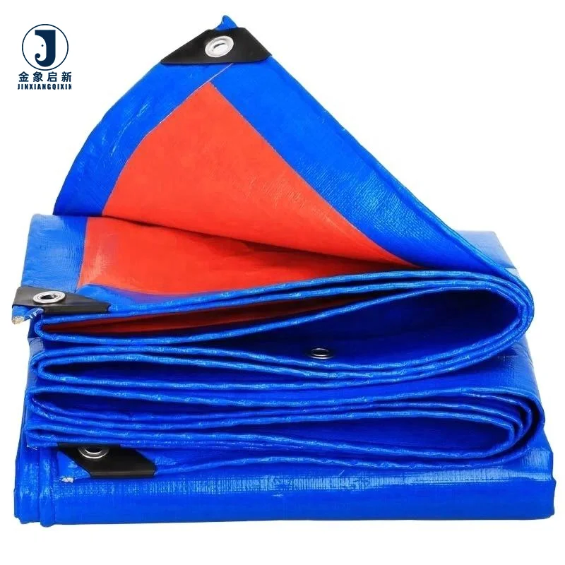 JX PE Woven Plain Resistance Tarpaulin Tent with Durable Waterproof Features for Outdoor Use - Image 2