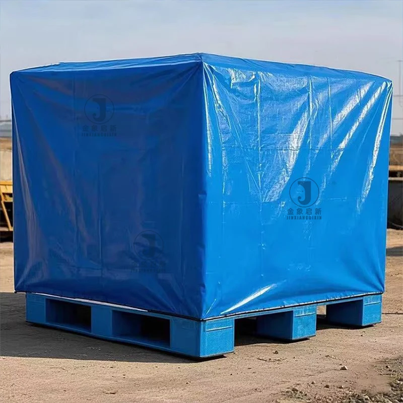 Waterproof PVC Coated Tarpaulin Double Sided Coating Environmentally Friendly Multifunctional Vehicle Open Trailer Cover - Image 4