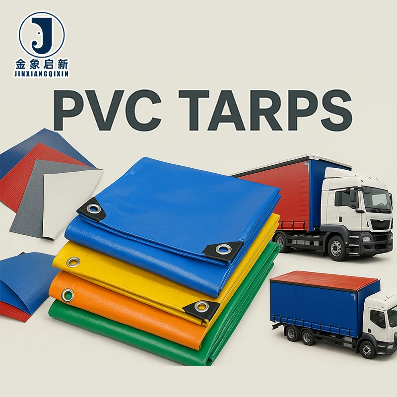 Heavy Duty Fire Retardant Waterproof PVC Coated Tarpaulin Rolling Tarp Materials for Truck Cover Tents Outdoor Usage - Image 4