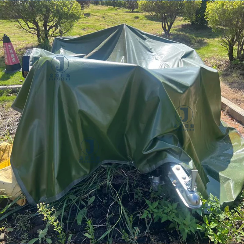 Pvc Coated Waterproof Tarpaulin Heavy Duty Tarp for Tent Roof Stocklot Lumber - Image 2