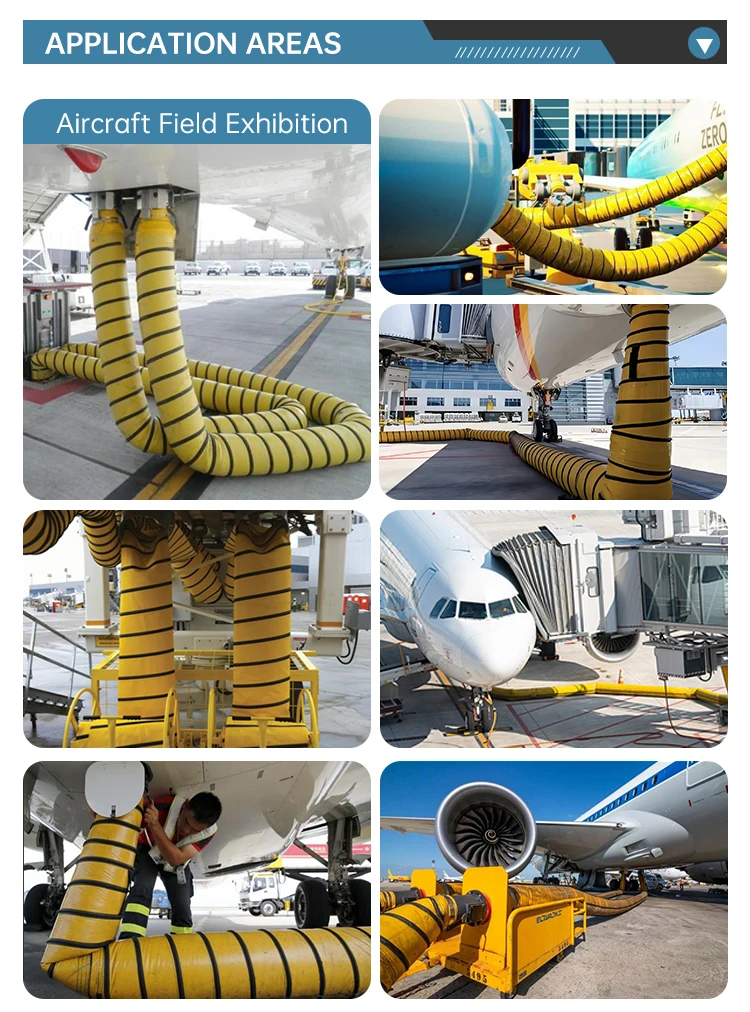 High Pressure PCA Hose Aviation Cooling Air Duct Flexible Tube OEM Customizable Aircraft Air Conditioning Hose for PCA - Image 3