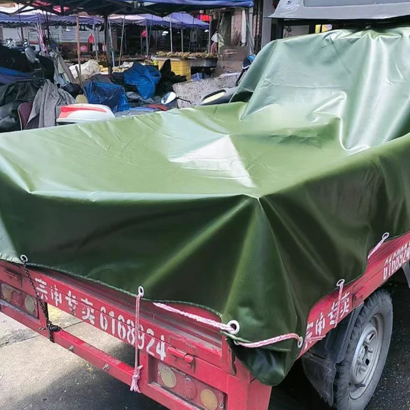 Pvc Coated Waterproof Tarpaulin Heavy Duty Tarp for Tent Roof Stocklot Lumber - Image 3