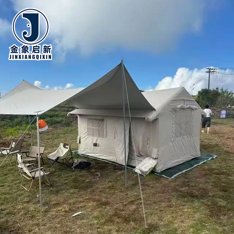 PVC Inflatable Camping Tent for Disaster Relief Quick Automatic Opening Emergency Shelter - Image 3
