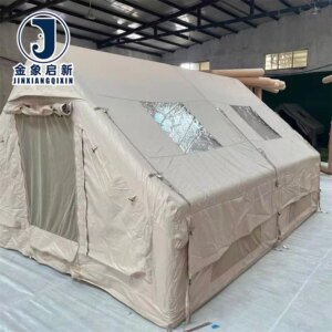 Inflatable Camping Tent 6-8 Person 4 Season Waterproof Automatic Opening for Family Outdoor Use