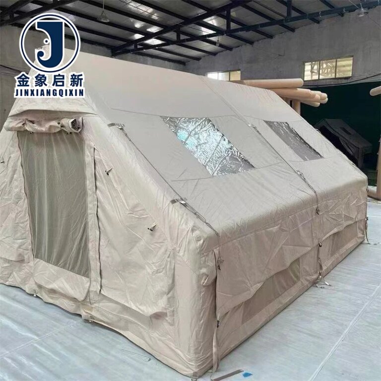 Inflatable Camping Tent 6-8 Person 4 Season Waterproof Automatic Opening for Family Outdoor Use
