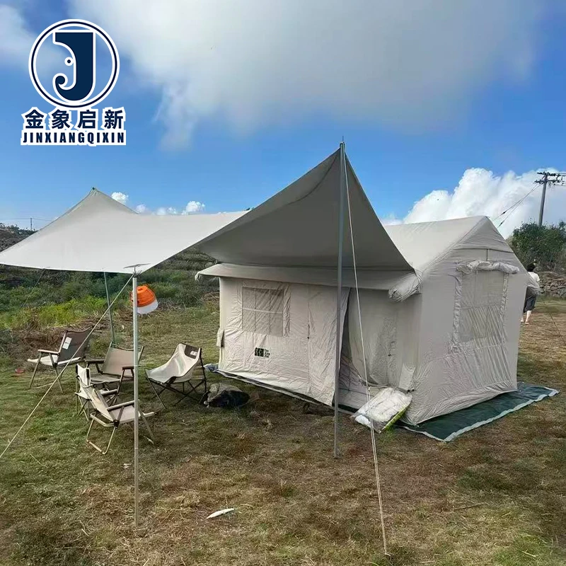 Waterproof Inflatable Family Camping Tent with Quick Automatic Opening for 4-6 Person Summer Trip - Image 5