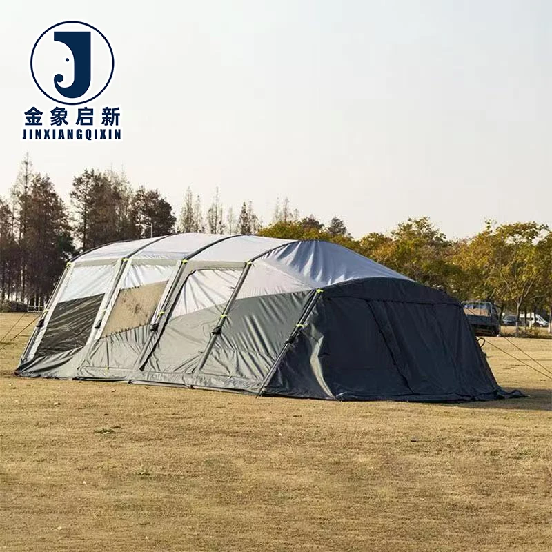 Automatic Opening Inflatable Camping Tent 4-6 Person Oxford Waterproof for Outdoor Emergencies - Image 4
