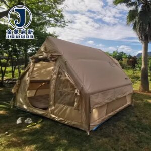 8-10 Person 4 Season Inflatable Camping Tent Automatic Opening Waterproof for Outdoor Family Use