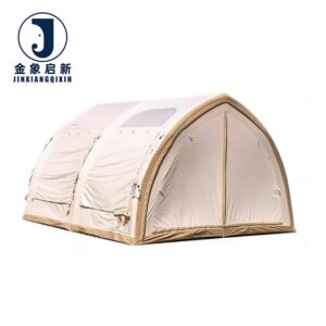 PVC Inflatable Camping Tent with Automatic Opening for Four-Season Emergency Disaster Relief