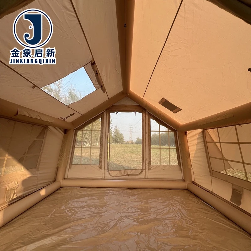 PVC Inflatable Camping Tent for Emergency Disaster Relief Quick Automatic Opening Four-Season UV Resistant Waterproof - Image 2