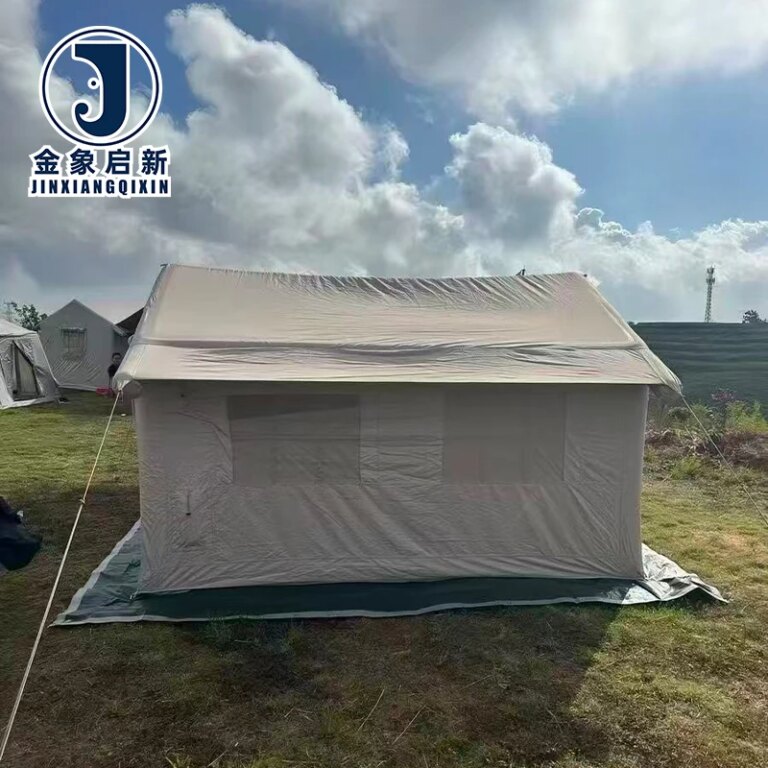 Automatic Opening Inflatable Camping Tent 4-6 Person Oxford Waterproof for Outdoor Emergencies