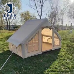 PVC Inflatable Camping Tent for Emergency Disaster Relief Quick Automatic Opening All-Season Use