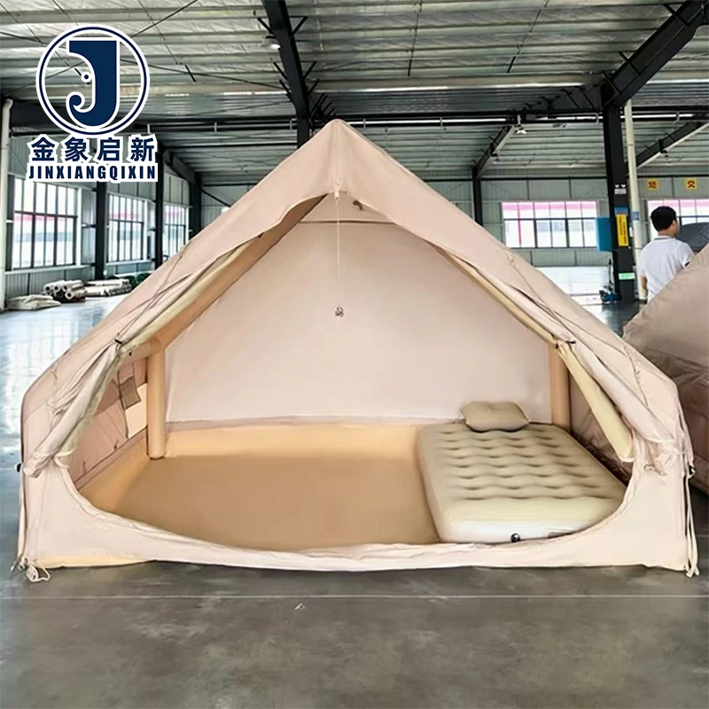 Inflatable Camping Tent 4-6 Person Quick Automatic Opening Emergency Waterproof Family Outdoor Air Tent - Image 2
