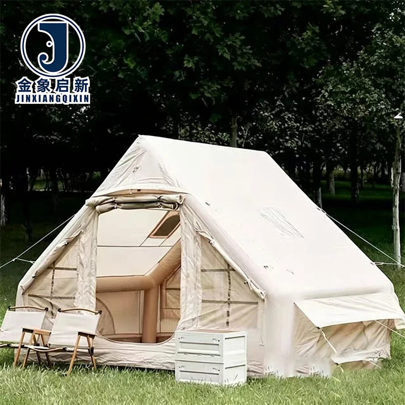 Inflatable Camping Tent 4-6 Person Quick Automatic Opening Emergency Waterproof Family Outdoor Air Tent - Image 4